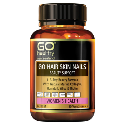 GO HEALTHY: Hair Skin & Nails 1-A-Day (50 capsules)