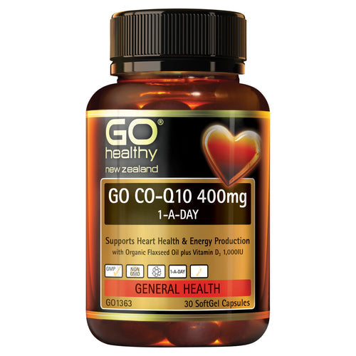 GO Healthy GO Co-Q10 400mg 1-A-Day Capsules 30