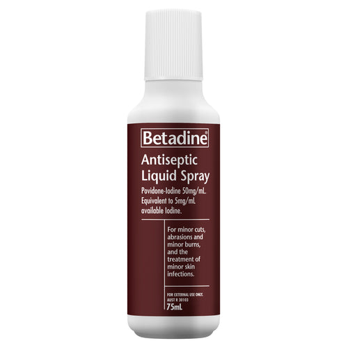 Betadine Antiseptic Liquid Spray 75mL