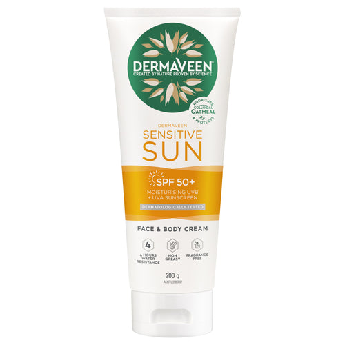 Dermaveen Sensitive Sun Face and Body Cream SPF 200g