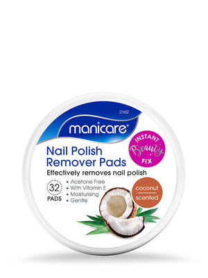 Manicare Nail Polish Remover Pads 32 - Coconut