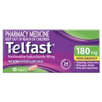 Telfast 180mg Tablets 10