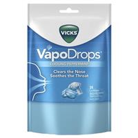 Vicks Vapodrops Lozenges 24 - Cooling Peppermint