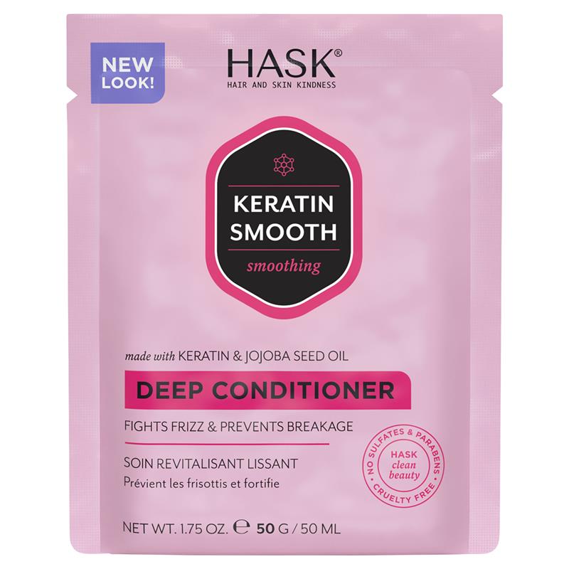 Hask Keratin Protein Smoothing Deep Conditioner Sachet 50g
