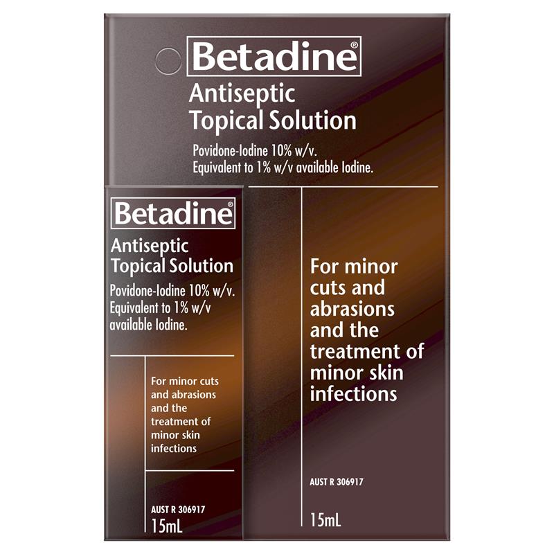 Betadine Antiseptic LIQUID 15ml