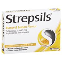 Strepsils Soothing Honey & Lemon Lozenges 16