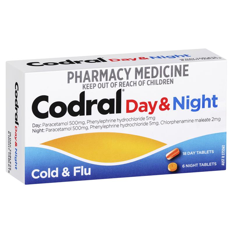 Codral Day & Night Tablets 24