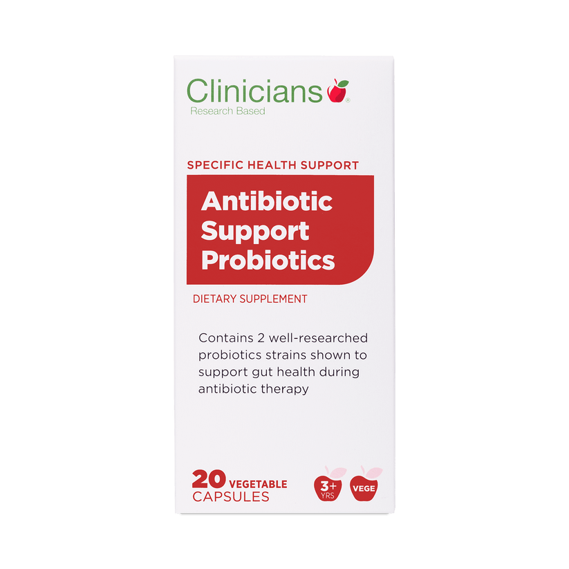 Clinicians Antibiotic Support Probiotics Capsules 20