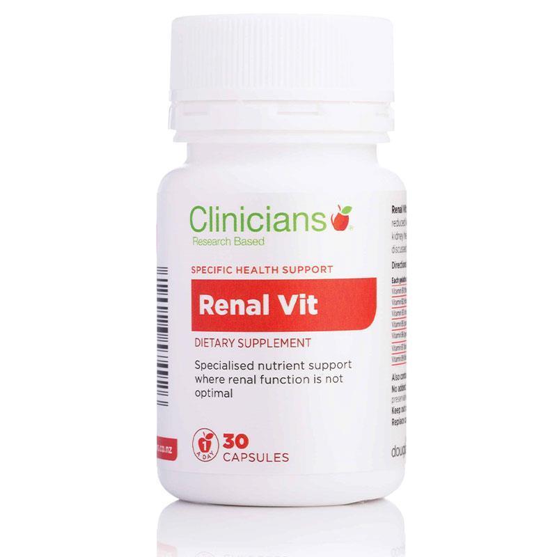 Clinicians Renal Vit Capsules 30