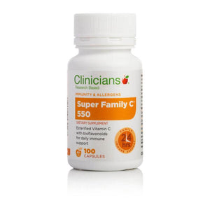 Clinicians Super Family C 550 Capsules 100