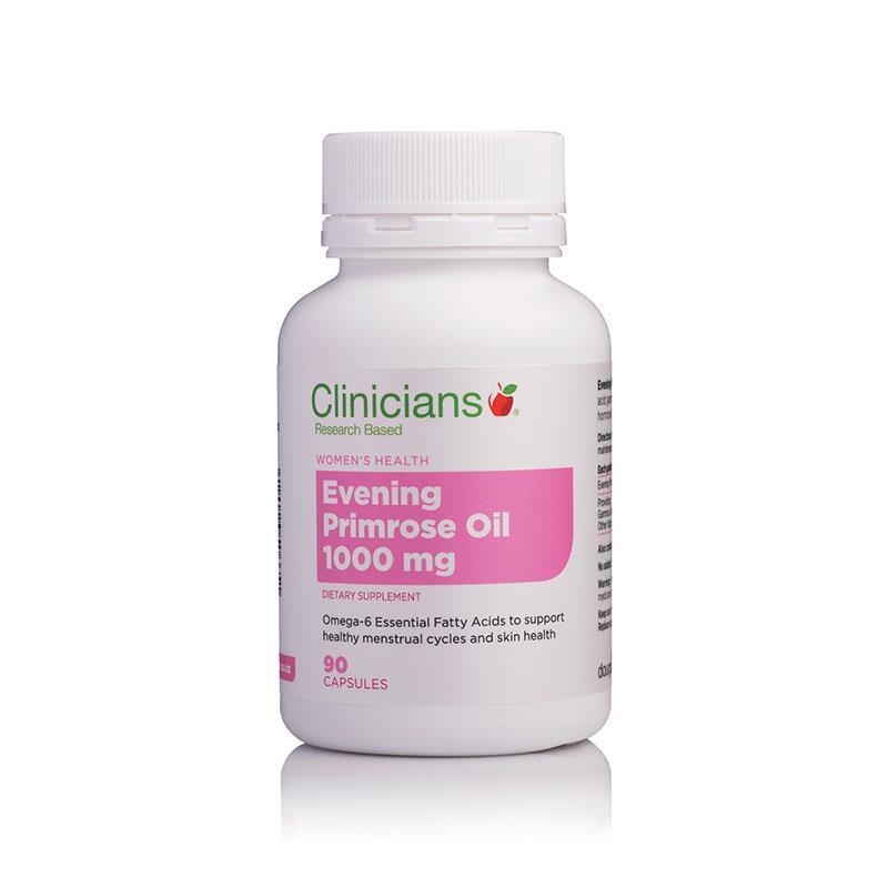 Clinicians Evening Primrose Oil 1000mg Capsules 90