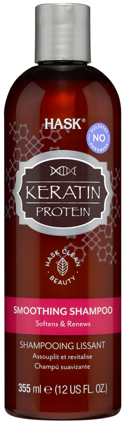 Hask Keratin Protein Smoothing Shampoo 355ml