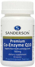 SANDERSON: Premium Co-Enzyme Q10 160mg  (60 capsules)