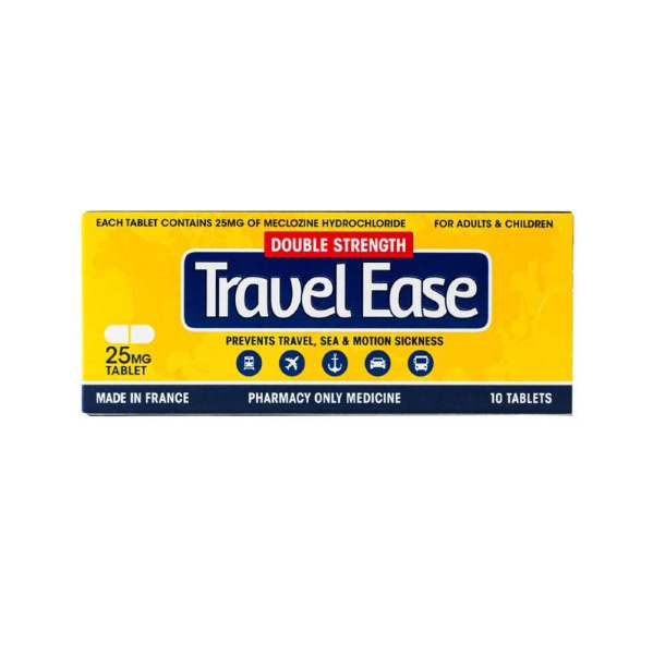 Travel Ease 25mg 10 Tablets