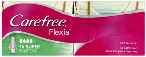 Carefree Flexia Tampons 16 - Super