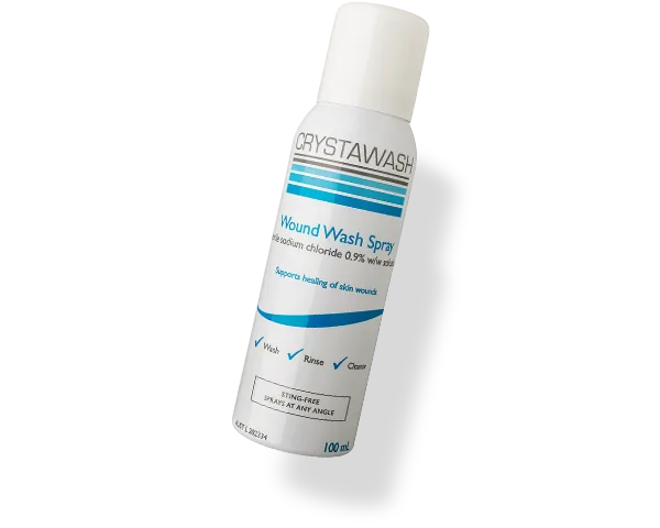 Crystawash Wound Wash Spray 100ml