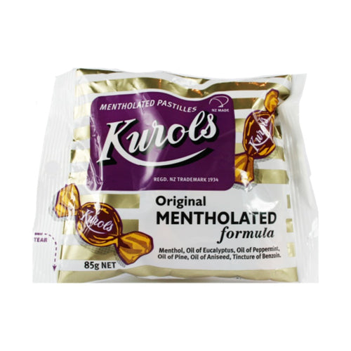 Kurols Mentholated Pastilles 85g (approx 12 loz)