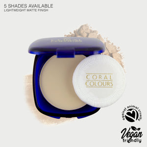 Coral Colours Pressed Powder Compact