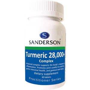 Sanderson Turmeric 28,000+ Complex 60s