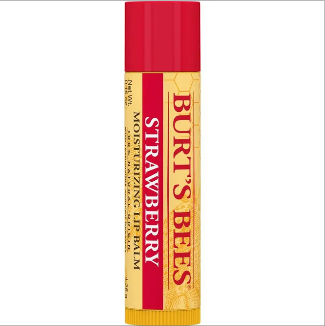 Burt's Bees Strawberry Lip Balm Tube 4.25gm