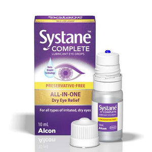 Systane Complete Lubricant Eye Drops Preservative Free 10ml