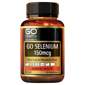GO Healthy GO Selenium 150mcg Capsules 120