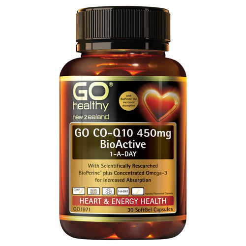 Go Healthy CO-Q10 450mg BioActiv 1-a-day 30s