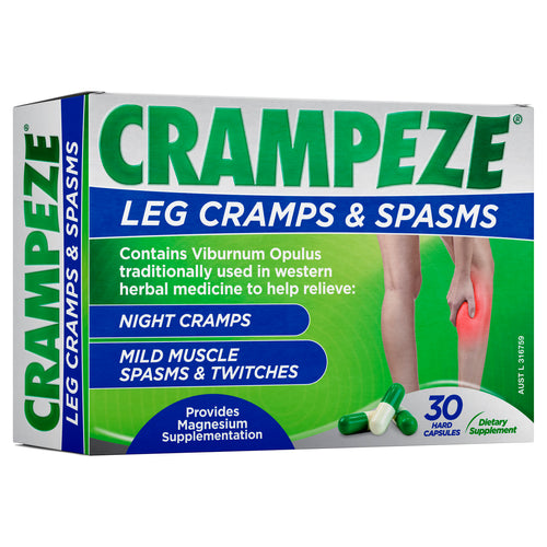 CRAMPEZE Leg Cramps & Spasms Capsules 30
