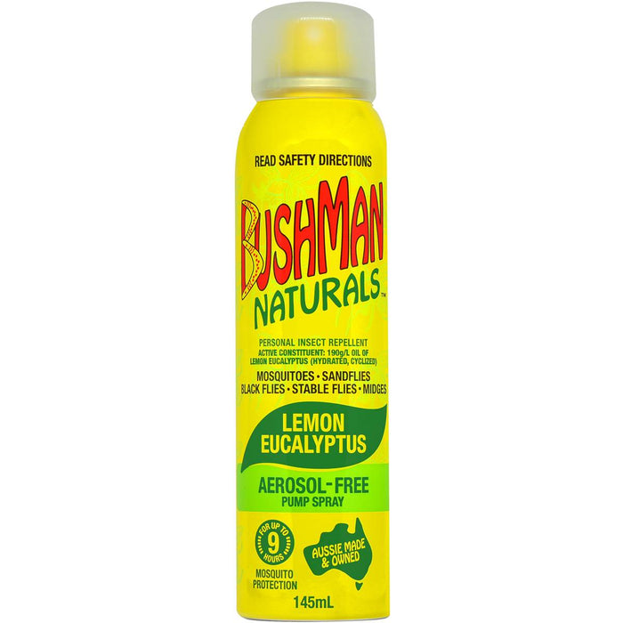 BUSHMAN Naturals Insect Repellent Lemon Eucalyptus 145ml pump spray