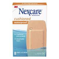 Nexcare - Waterproof Bandages Knees & Elbows 8's