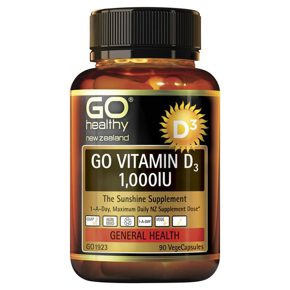 Go Healthy Vitamin D3 1,000iu 90s