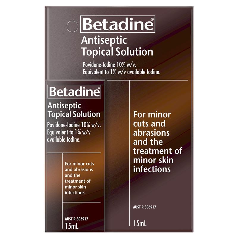 Betadine Antiseptic LIQUID 15ml