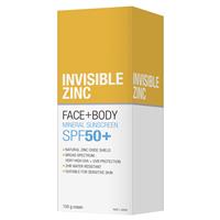 Invisible Zinc Face and Body SPF50+ Sunscreen 150g