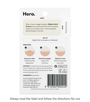 Hero Mighty Acne Patch Surface 10s