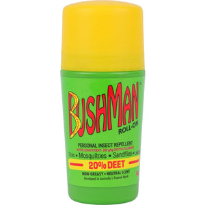 Bushman Insect Repellent Plus DEET 20%+Sunscreen Roll-On (65g)