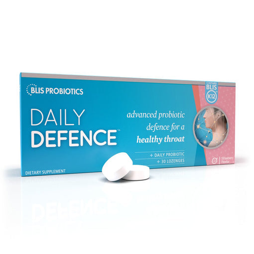 Blis DailyDefence with BLIS K12 Lozenges 30 - Strawberry