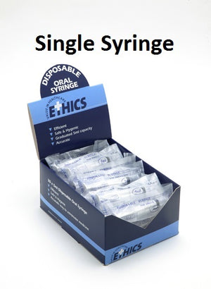 ETHICS Oral Disposable Syringe 10ml - Single