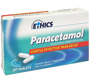 ETHICS Paracetamol 500mg Tablets 20