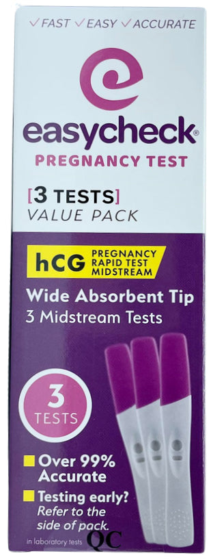 EasyCheck Pregnancy Tests 3