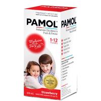 Pamol Strawberry Children's Pain & Fever Liquid 100ml