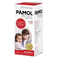 Pamol Strawberry Children's Pain & Fever Liquid 200ml