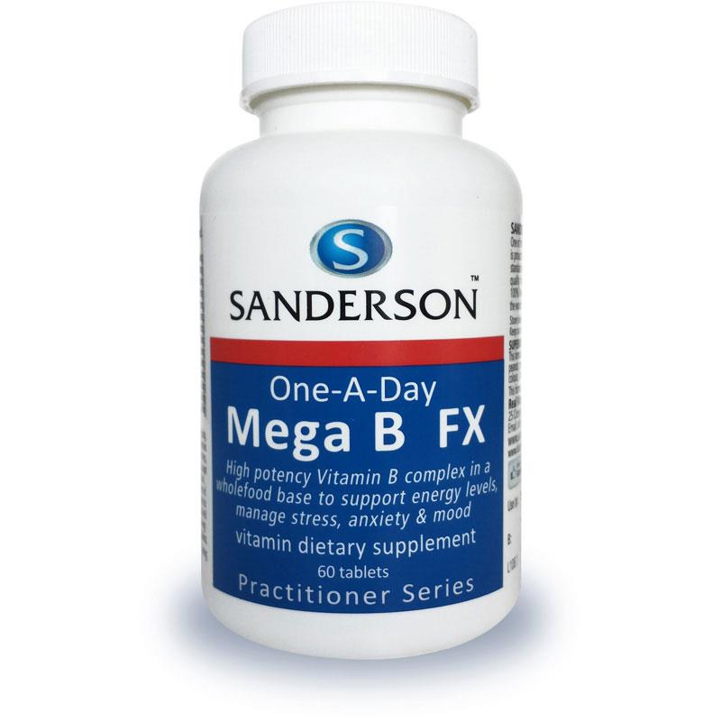 Sanderson Mega B FX One-A-Day Tablets 60