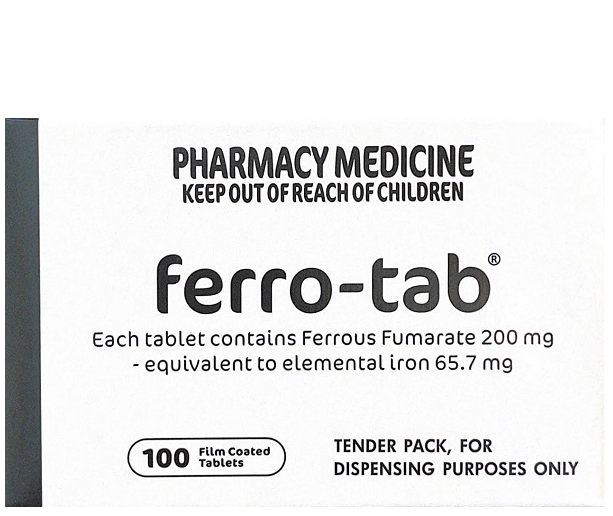 Ferro-Tab Film Coated Tablets 100