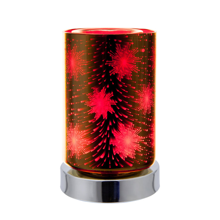 Scentchips Warmer LED 'Starry Night' Glass Cylinder Lamp
