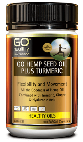 Go Healthy Hemp Seed Oil Plus Turmeric 100s