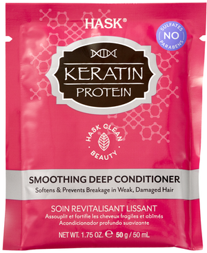 Hask Keratin Protein Smoothing Deep Conditioner Sachet 50g