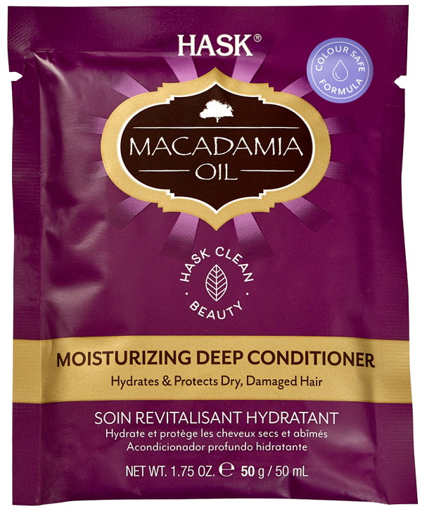 Hask Macadamia Oil Hydrating Deep Conditioner Sachet 50g