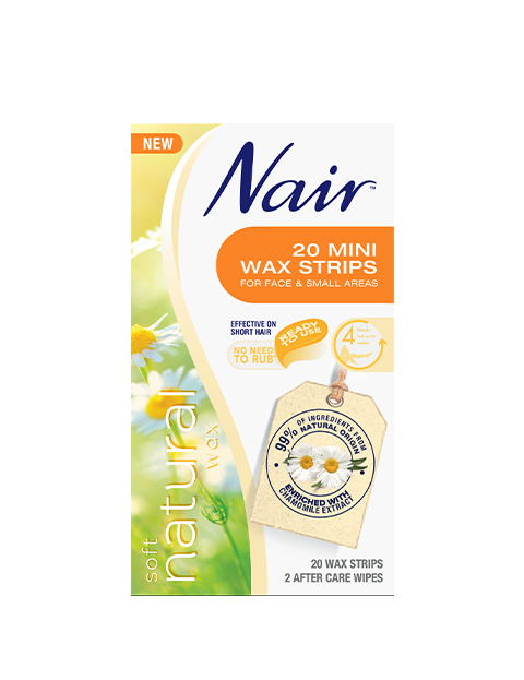 NAIR Soft Natural Mini Wax Strips 20