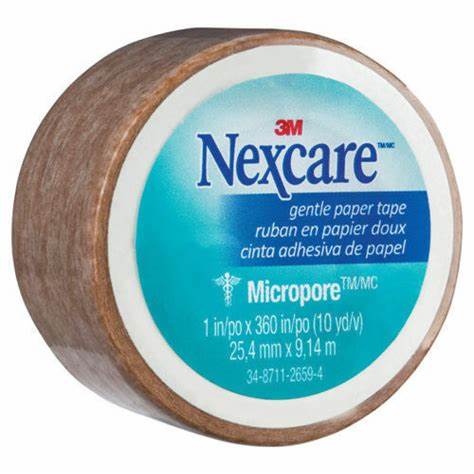 Nexcare - Micropore Paper Tape - 25mm x 9.1m - Tan