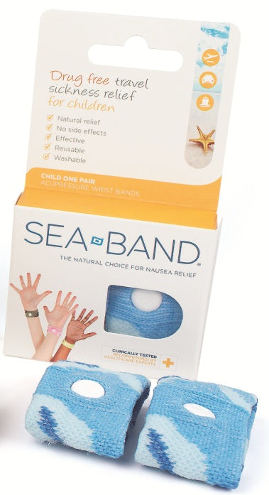 Sea-Band Nausea Relief CHILD Wrist Band - BLUE
